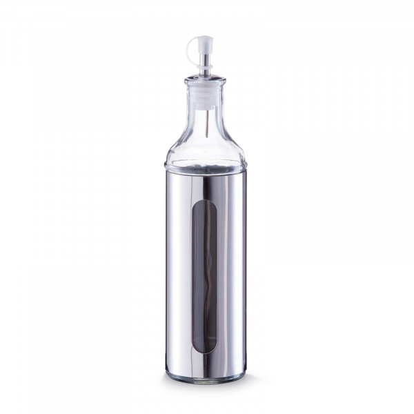 neuetischkultur Glas, Edelstahl Essig-/Ölflasche, 500 ml
