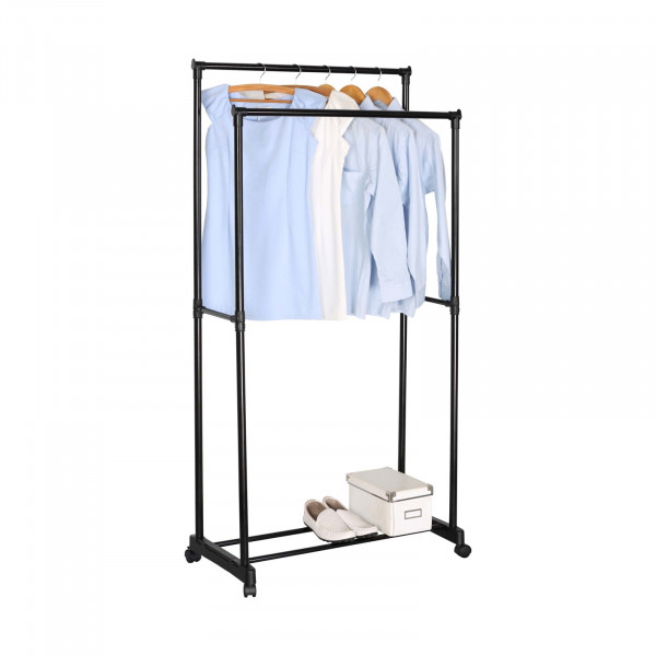 HTI-Living mit 2 Kleiderstangen Garderobenständer