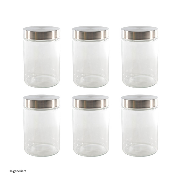 Vorratsdosen Glas 6er 1200ml