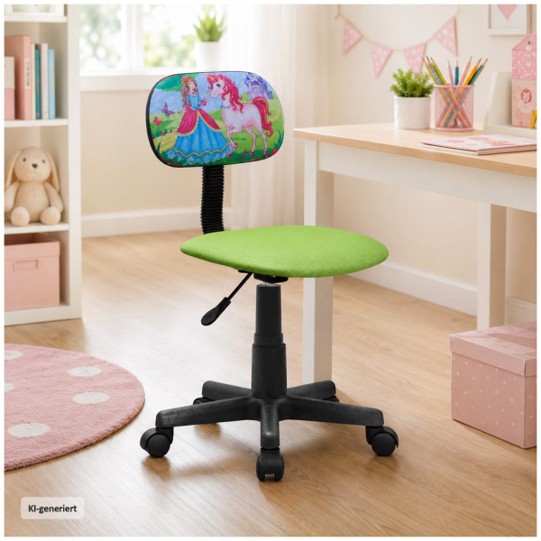 Kinderdrehstuhl Toto Einhorn