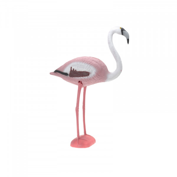 HTI-Living Rosa-Weiß Garten-Figur Flamingo