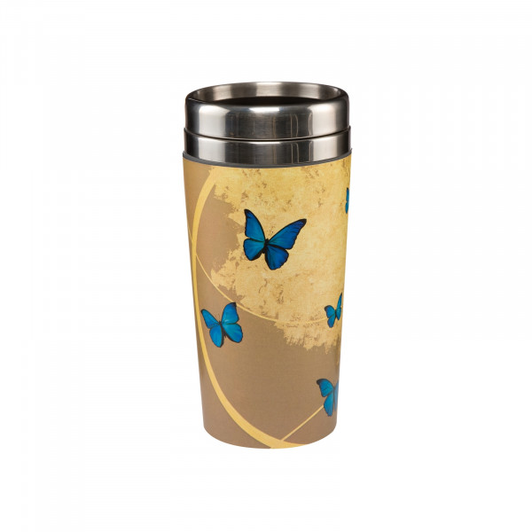 Goebel Artis Orbis Blue Butterflies Mug To Go