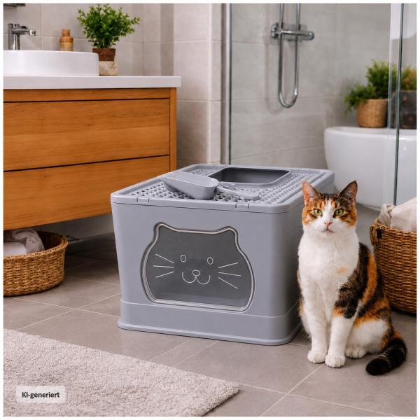 Katzentoilette Agosta grau PP