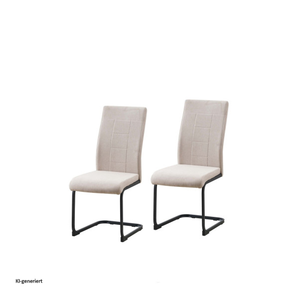 Schwingstuhl LennyP creme 2er Set