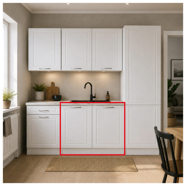 Spülenunterschrank 80 cm Jenna Country