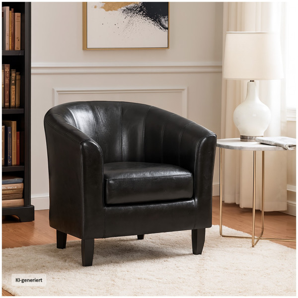 Cocktailsessel Cadogan Schwarz