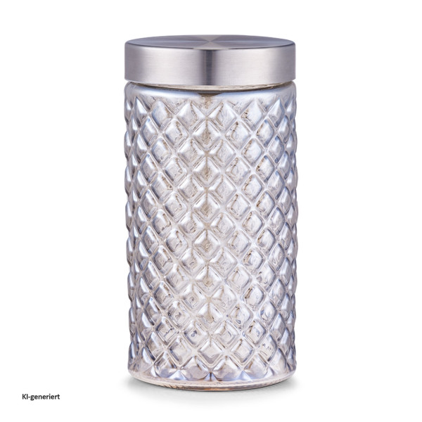 Vorratsglas "Metallic", 1550 ml, honig