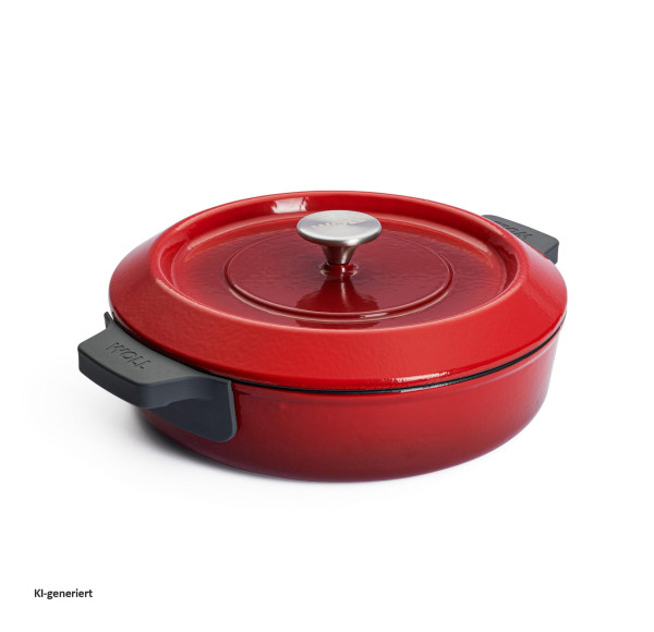 Kasserolle mit Deckel R 28 cm