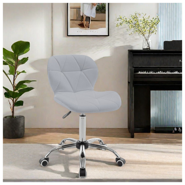 HTI-Living Kunstleder Grau Drehstuhl Neville