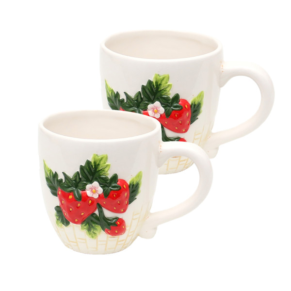neuetischkultur Erdbeere Kaffeepot Keramik 2er Set