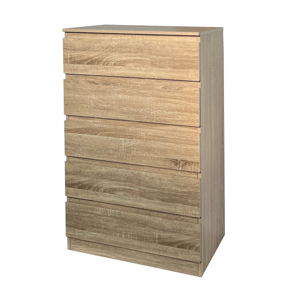 HTI-Living Thekla Sonoma Kommode mit 5 grifflosen Schubladen