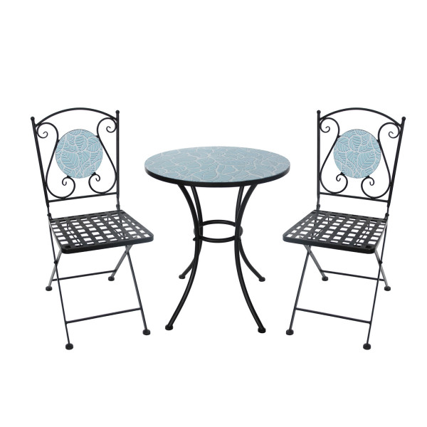 HTI-Living Celia Blätter Tisch und 2 Stühle