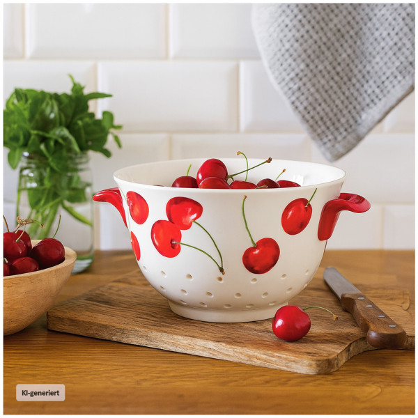 Küchensieb, Cherry