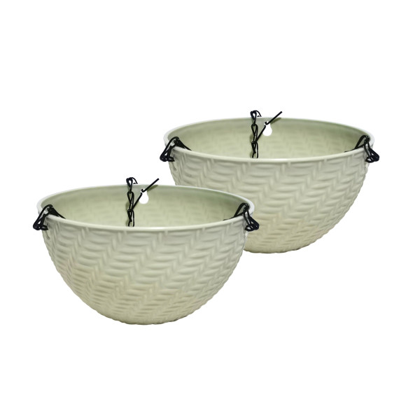 HTI-Living Pastell 2er-Set Blumenampel Nessa