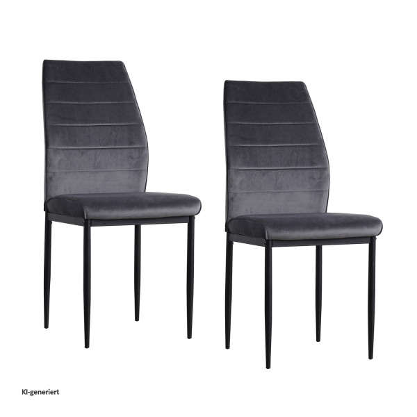Stuhl Madison Velvet 2er Set