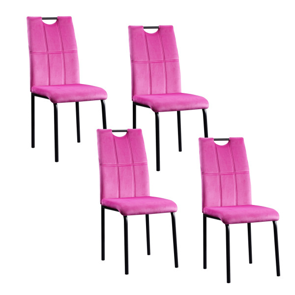 Stuhl Denton Velvet pink