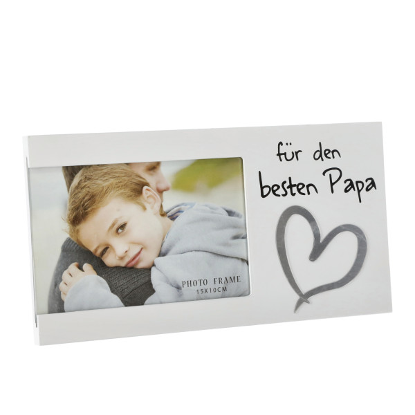 HTI-Living "Für den Besten Papa" Bilderrahmen 15 x 10 mit Spruch