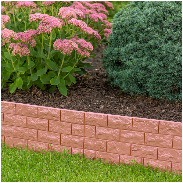 HTI-Living Nessa Beetumeinfassung in Ziegelsteinoptik 2,26 m Gesamt