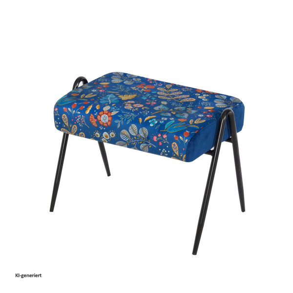 Hocker Olean Blue Fantasy