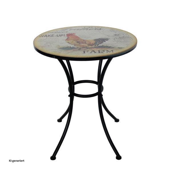 Gartentisch Celia "Hahn" Metall