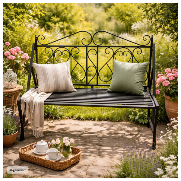 Gartenbank Solea Schwarz
