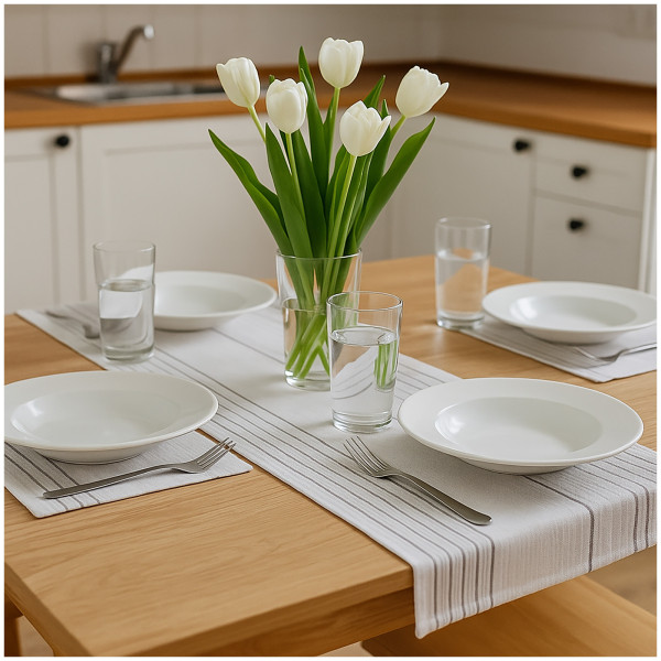 NTK-Collection Matt Weiß Pastateller 4 Stück