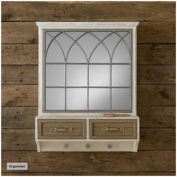 Wandgarderobe mit Spiegel Valja