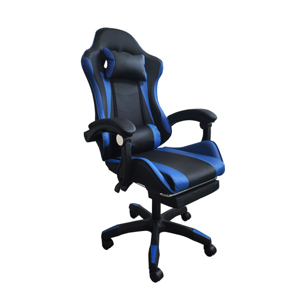 HTI-Living Krit Relax Schwarz-Blau Schreibtischstuhl