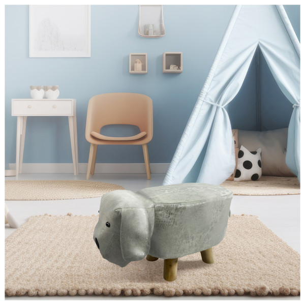 HTI-Living Tiermotiv Hund Hocker für Kinder