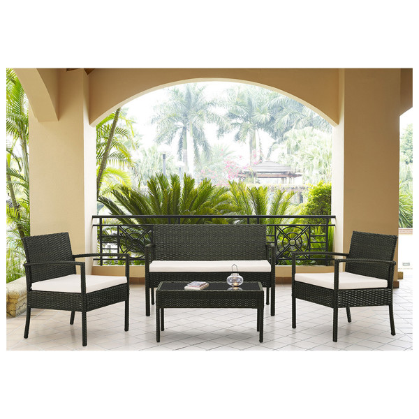 HTI-Living Sitzgruppe aus Rattan Outdoor Möbel