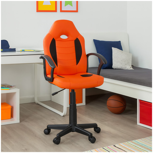 HTI-Living Daytona Junior Orange Schreibtischstuhl höhenverstellbar