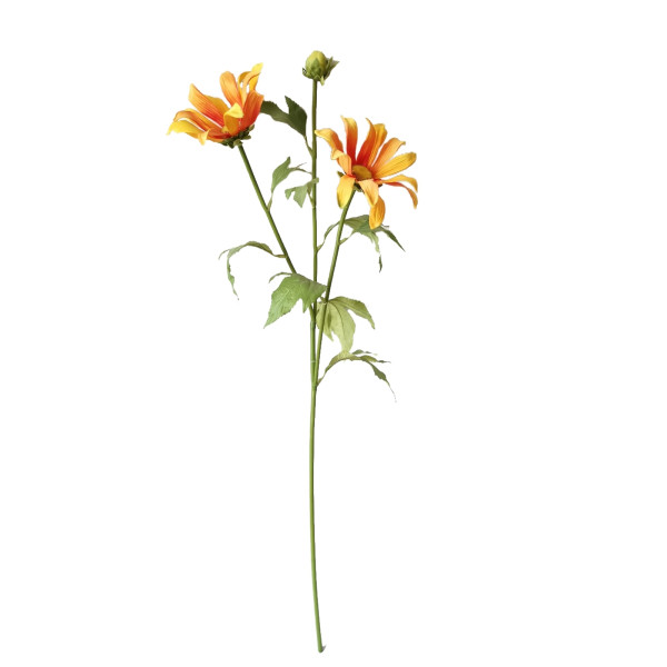 Frühlingsblume Flora orange, Kunstpflanze