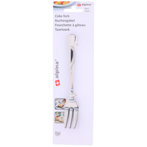 Kuchengabel 4pcs 15cm SS
