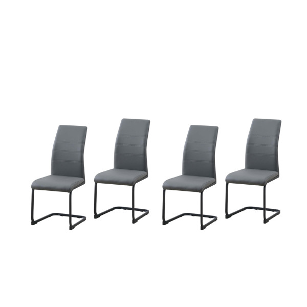 Schwingstuhl SallyP PU Grau