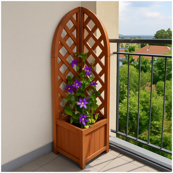 Blumenkasten Heidi 2 Braun