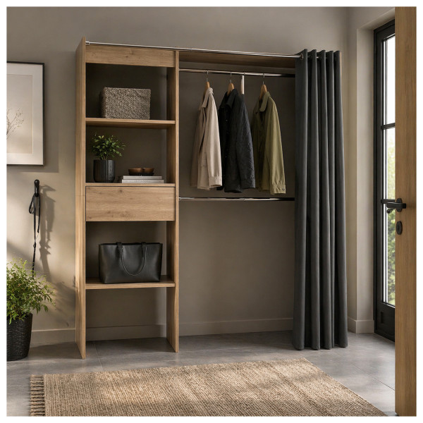 Offene Garderobe Thekla artisaneiche
