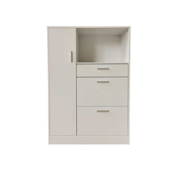Küchenbuffet Küchenschrank Kombi L Blanca Weiß