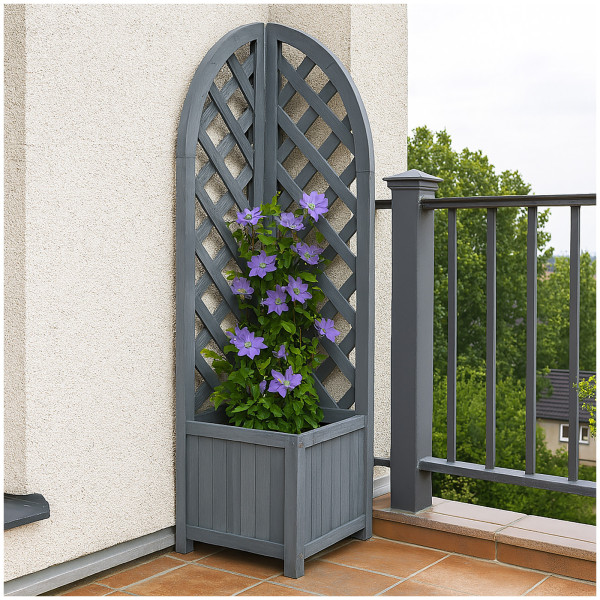 Blumenkasten Heidi 2 Grau
