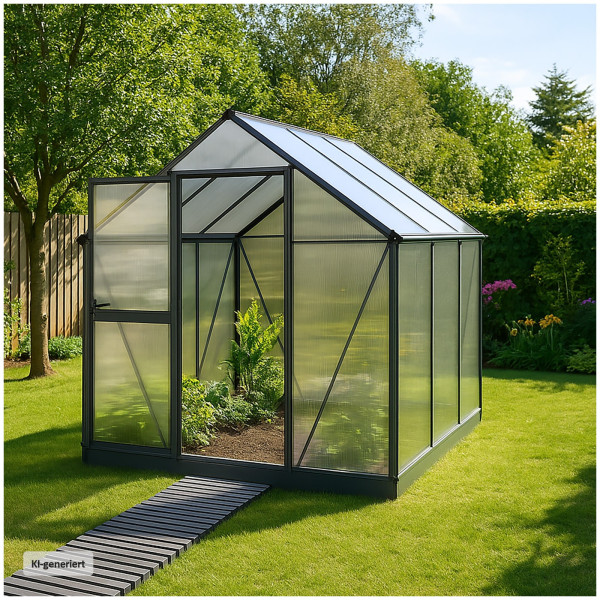 Gartenweg Nessa zum Ausrollen, 16teilig, grau