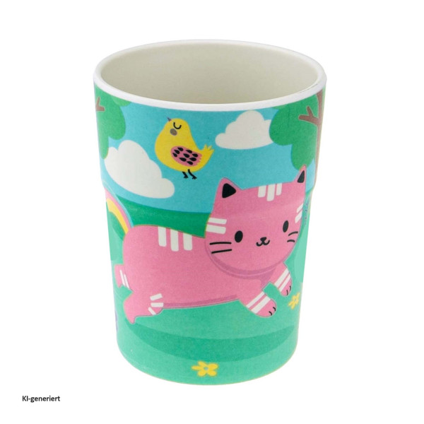 Kinderbecher Katzen