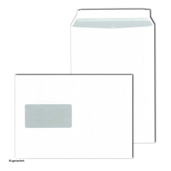Versandtaschen DIN C5 haftklebend Offset weiß 90