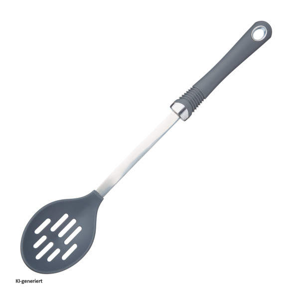 Kitchencraft Schlitzkochlöffel Nylon, Softgrip