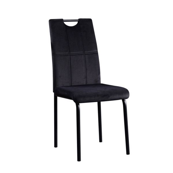 Stuhl Denton Velvet schwarz