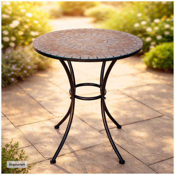 Gartentisch Marocco braun Metall