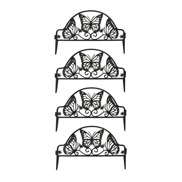 HTI-Living Schmetterling mit Lichterkette Beeteinfassung 600 cm