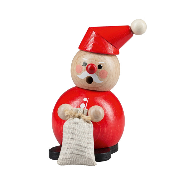 SAICO Original Weihnachtsmann mit Sack Räucherfigur