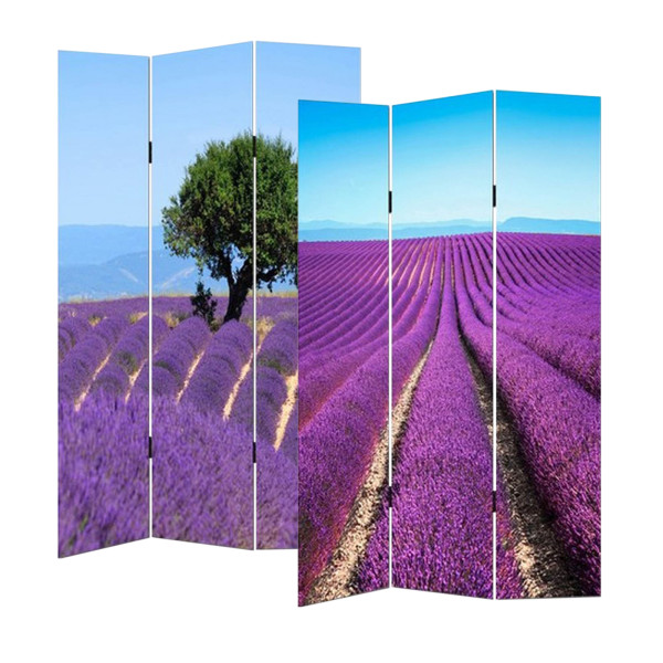 HTI-Line Lavendelfeld Paravent