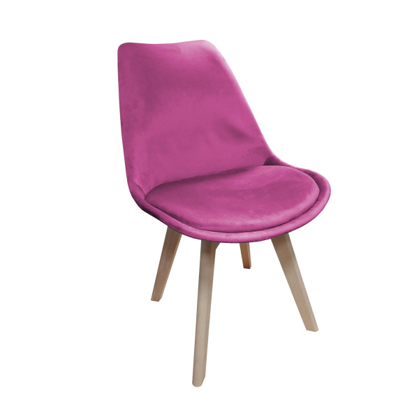 Stuhl Atlanta Velvet Pink