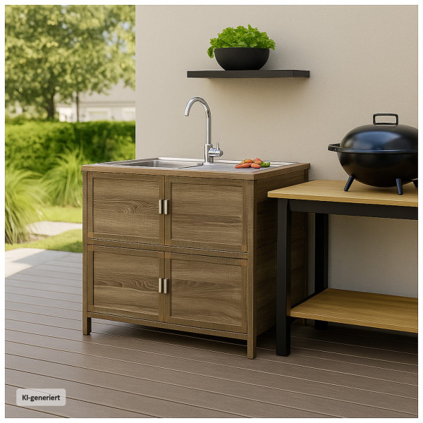 Outdoorspüle Gerti L 83x43x83cm sonoma