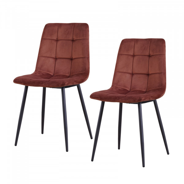 HTI-Living Mesa Velvet 2er-Set Stuhl